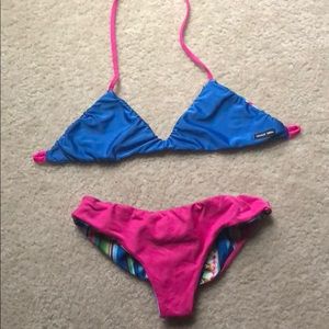 Savage swim custom reversible bikini